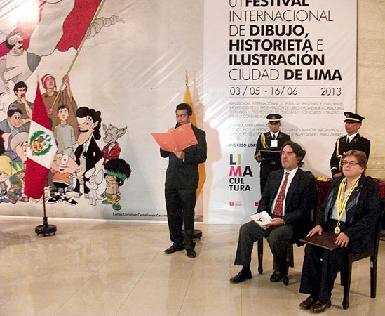 La ceremonia de inauguración.