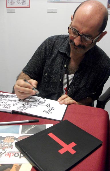 Sergio Langer, el otro satánico del festival.